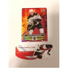 DC-37 David Pastrnak Red Parallel Die Cut Set 2021-22 Tim Hortons UD Upper Deck 